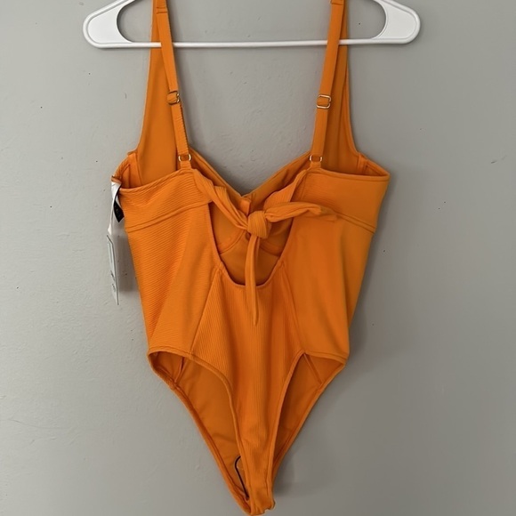 NWT Gold One piece Swimsuit by Camille Kostek Swimsuits for All, women’s L. - Picture 4 of 6